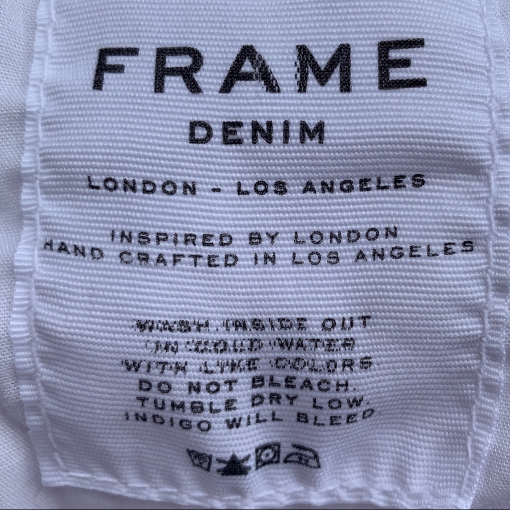 FRAME Denim Le High Skinny Crop Distressed Jeans - Picture 8 of 8